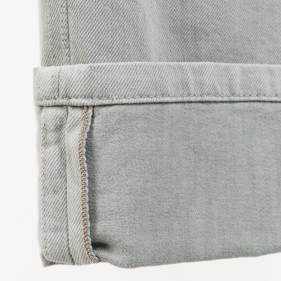 Brunello Cucinelli SS/23 Green Monili-Beaded Mid-Rise Straight Leg Jeans - Picture 8 of 16